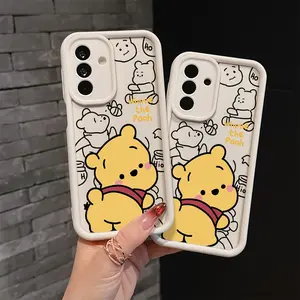 Cute Kawaii Bear Phone Case for Samsung Galaxy a Series, Anti-Drop Soft Tpu Back Cover, 4g 5g Compatible