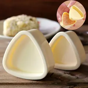 DIY Sushi Mold, 1 Count Onigiri Rice Ball Food Press, Triangular Sushi Maker Mold, Japanese Home Kitchen Bento Accessories Tools