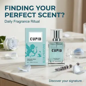 Cupid Blue Cologne Perfume for Men and Women, Fresh Citrus Amber Fragrance, Long-Lasting Portable Body SprayPortable Size floral scentual sweet Eau de Parfum natural long-lasting fragrance fruity gourmand fragrance daily