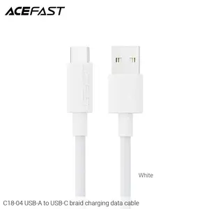 ACEFAST C18-04 USB-A to USB-C Braided Fast Charging Data Cable 3A - Nylon Braid