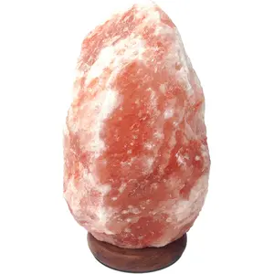 Black Tai Salt Co Himalayan Crystal Healing Salt Lamp 60-80lbs with cord. Perfectly Curated and the ideal bedroom light