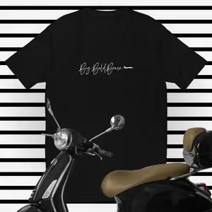 Fitted Short Sleeve T-shirt - Black, Midnight Navy, Royal Blue, Red, Heather Grey w/white logo