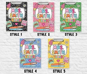 Teacher Clipboard Custom Name Gift Secretary Supplies Personalized Teacher Appreciation Gift For Principal School Staff Assistant Clipboard