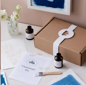 Cyanotype Kit, DIY sun printing, botanical solar printing