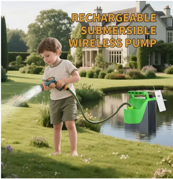 Foxlux Submersible Sump Pump, Smart Water Sensor Auto On/Off, Manual/Auto Mode, 1/6 HP  1500 GPH  Multi-Use Utility Water Pump for Pool/Basement/Garden Drainage