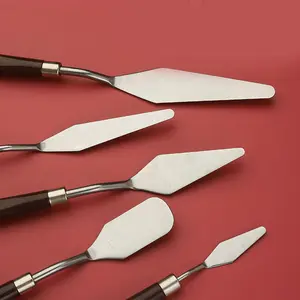 Cake Scraper Tool Set, 5 Counts Stainless Steel Cake Smoother, Icing Smoother, Cake Decorating Tools for Daily Use