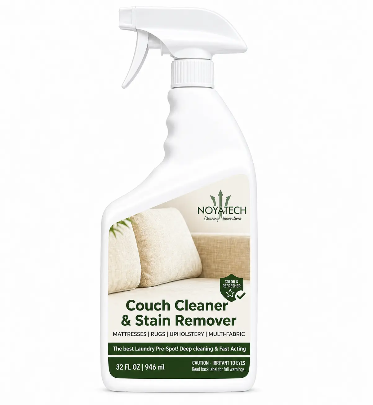 Couch & Upholstery Cleaner – Stain Remover Spray | Non-Toxic & Eco-Friendly
