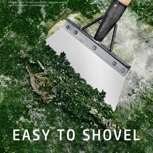 Garden Shovel, Flat Bottom Garden Cleaning Tool, Farm Animal Manure Cleaner, Outdoor Snow Removal Ideal Gardening Tool, Shingle Shovel