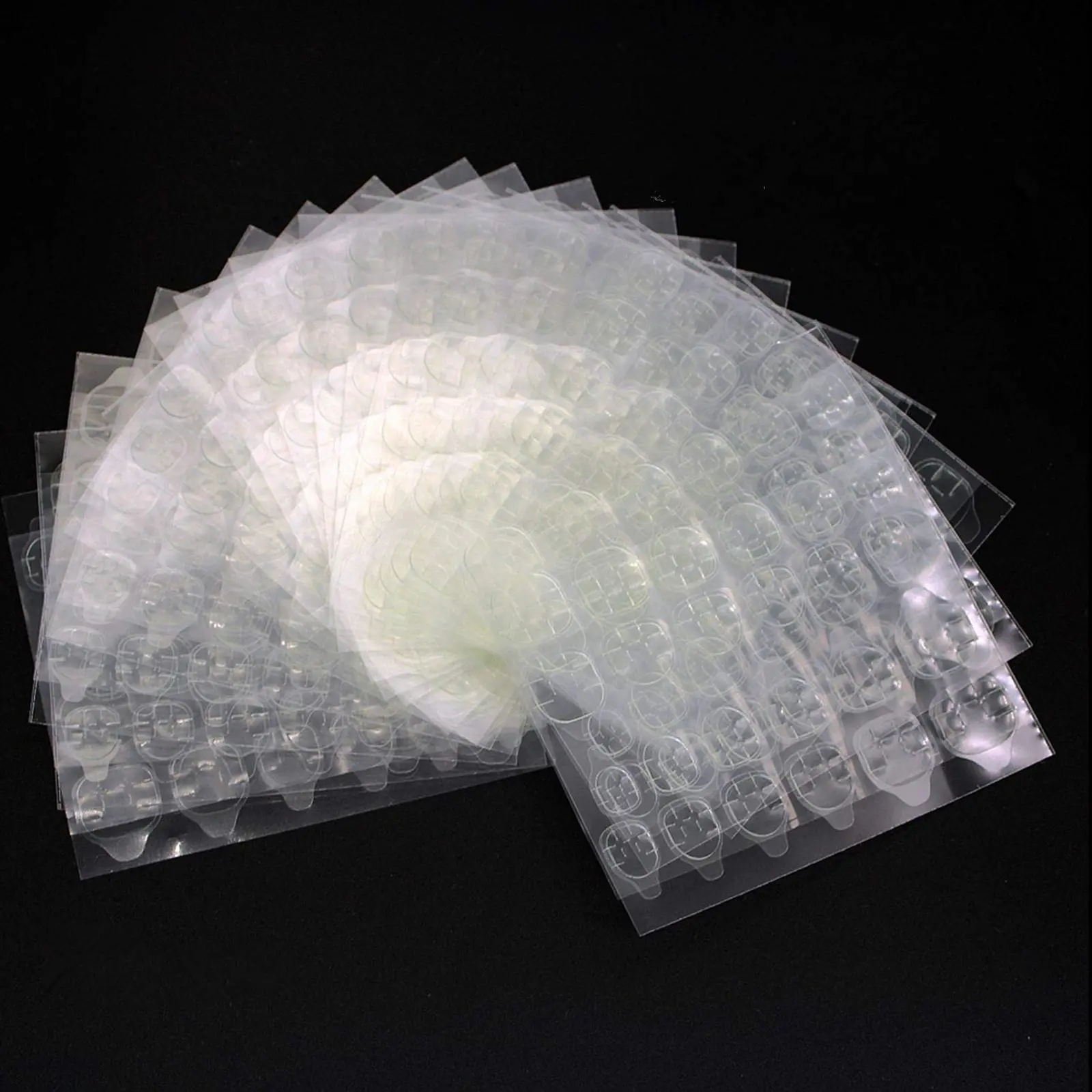 360pcs (15 Sheets) Double-Sided Gel Nail Stickers – Press-On Jelly Nail Adhesive, Double-Sided Sticky Labels for DIY Nail Art, Nail Care, Nail Adhesive Tabs, Nail Art Supplies, Nail Art Products