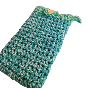 Handcrafted crocheted phone wristlet. Accessories Smartphone Cellphone