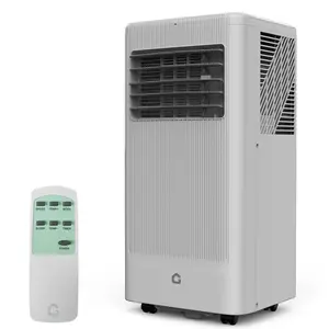 8000 BTU Portable Air Conditioner, 3-in-1 AC Unit Cools Rooms Up to 350 Sq.ft with Dehumidifier & 3-Speed Fan, Ultra-Quiet 50 DB Sleep Mode, Includes Easy Window Kit for Bedroom & Office