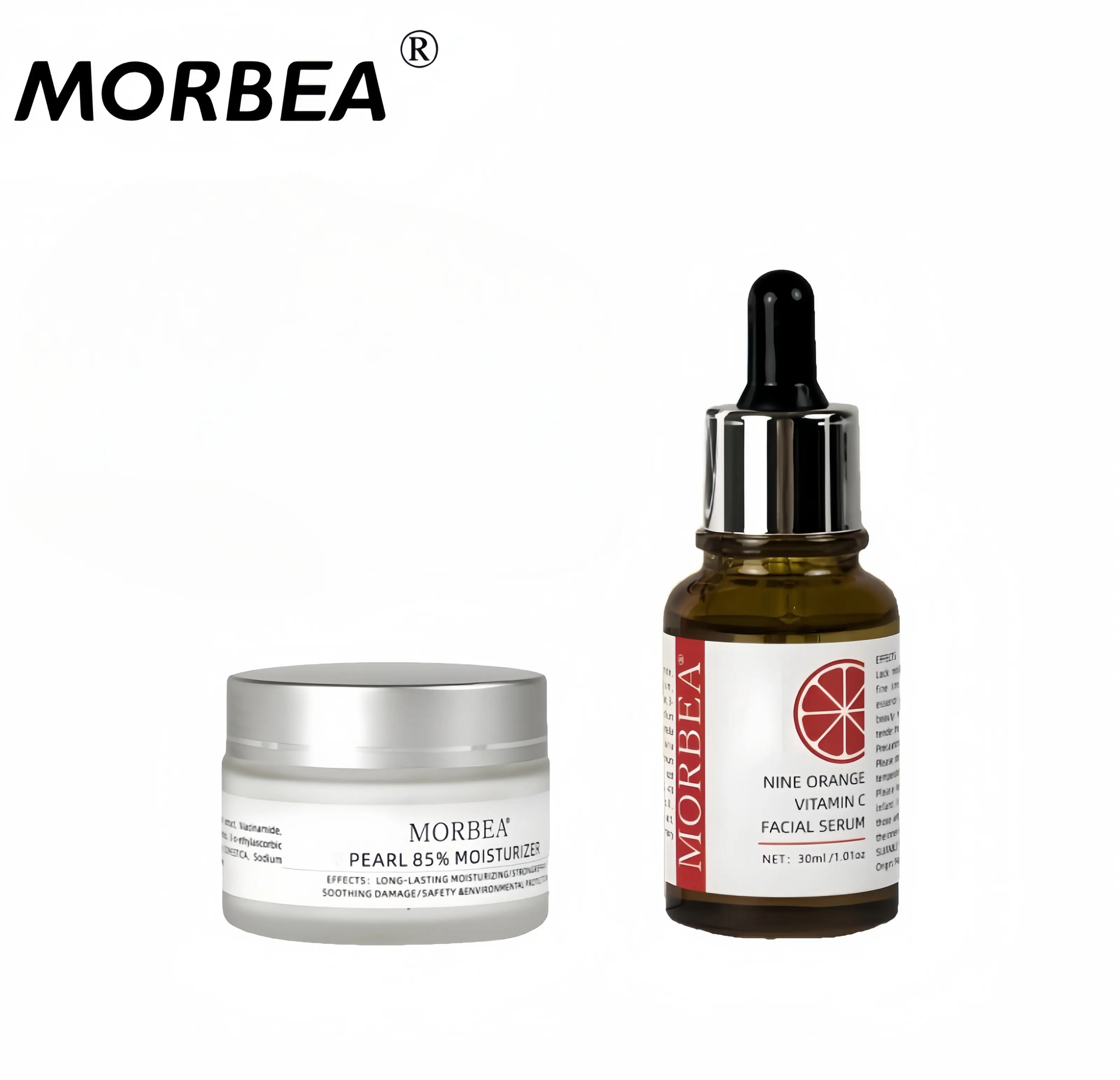 MORBEA-Vitamin C Serum, Moisturizer, and Facial Cleanser Set Cleansing Moisturizing Suitable for sensitive skin-Live Skincare Radiance-A Comfort Skin Repair