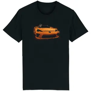 Lexus LFA Orange Supercar Graphic Tee - Car Enthusiasts Gift T-Shirt, Sweatshirt & Hoodie