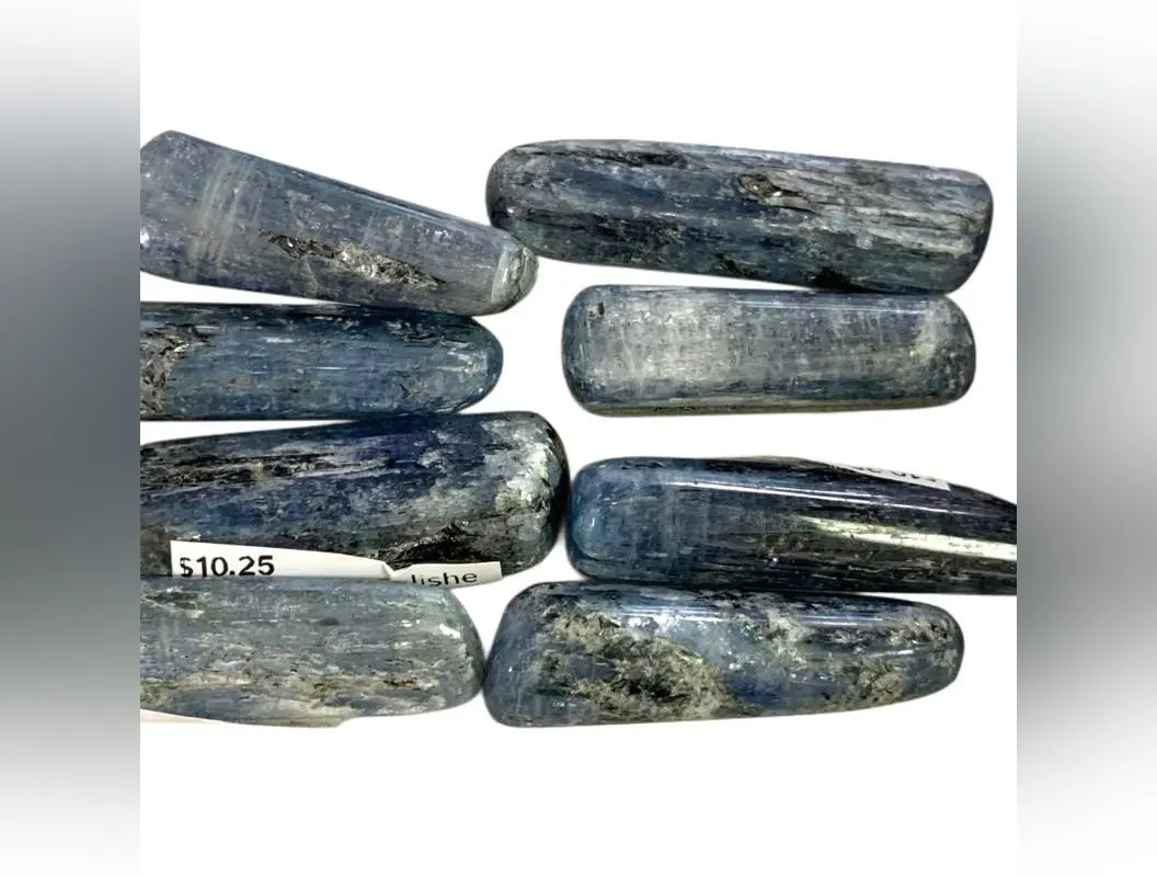 Blue Kyanite Polished Blades Tumbled Stone Rare