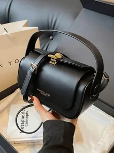 Women's Fashion Box-Shaped Crossbody Bag, Handheld, Elegant & Minimalist, Large Capacity , Small Bags