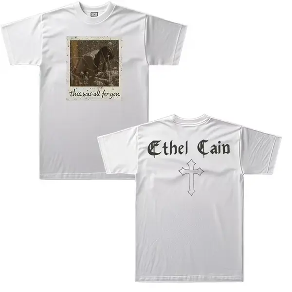 🎤🖤Ethel Cain This Is All For You Merch Unisex Short-sleeved T-shirt Fashion Printed Casual Stylish Design Tee