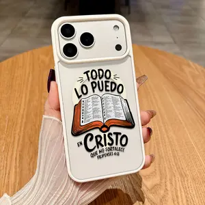 Todo Lo Puedo en Cristo Phone Case for iPhone 17 16 15 14 13 12 11 X XS Pro Max Plus Air Samsung Galaxy S25 S24 S23 S22 Ultra-Thin Anti-Drop Wear-Resistant Mag Safe Phone Case