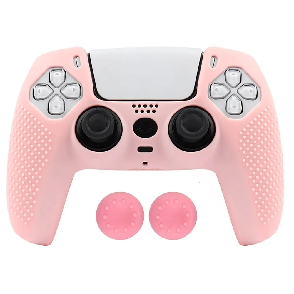 Anti-slip Soft Silicone Protective Case Gaming Accessory For PS5 Playstation Accessories Game Controller Cover Skin Gamepad Cases Covers Joystick Cover Console Controller Accessories for PS5
