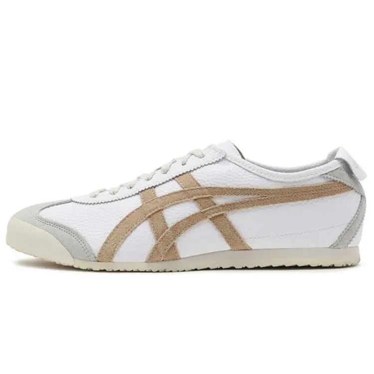 Onitsuka Tiger Mexico 66 White Brown Low Top Sneakers Unisex 1183A693-101