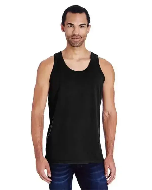 ComfortWash by Hanes GDH300 Unisex Relaxed Fitted 5.5 Oz. Heavyweight Solid Cotton Gym Tank - Garment-Dyed, Ring-Spun, Classic Ribbed, Sleeveless, Vintage Tone, Machine Washable, Long-Lasting Durability, Ideal for Screen Printing, Gym Wear