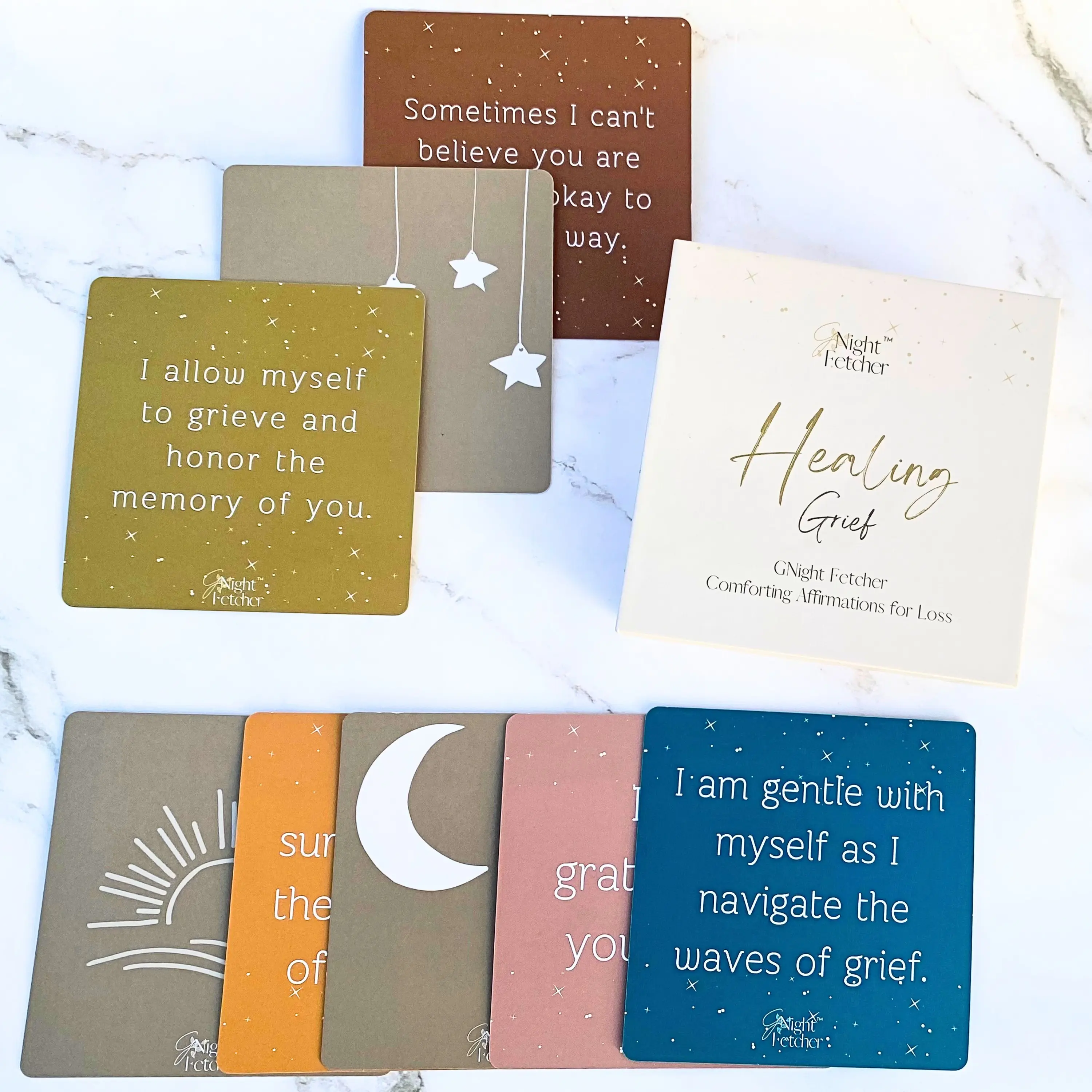 Sympathy Card for Loss of Mother, 51 Bereavement Cards as Feel Better Gifts, Grief Cards for Loss of Loved Ones, Miscarriage Gifts - GNight Fetcher