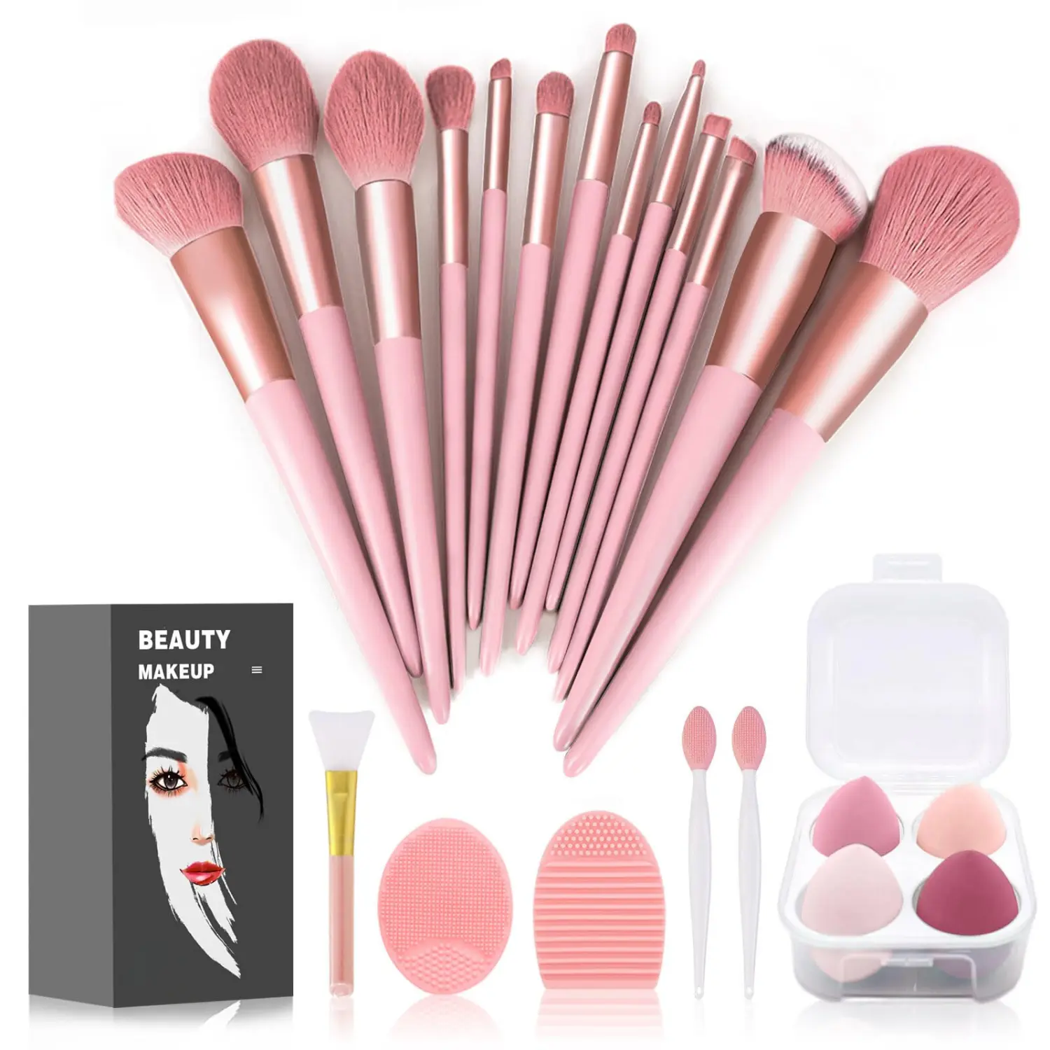 [New Deal] 22 Pcs Makeup Brushes  Makeup Kit, Foundation Brush Eyeshadow Brush Make up Brushes Set, Multifunctional Makeup Brushes, Precision Powder Brush