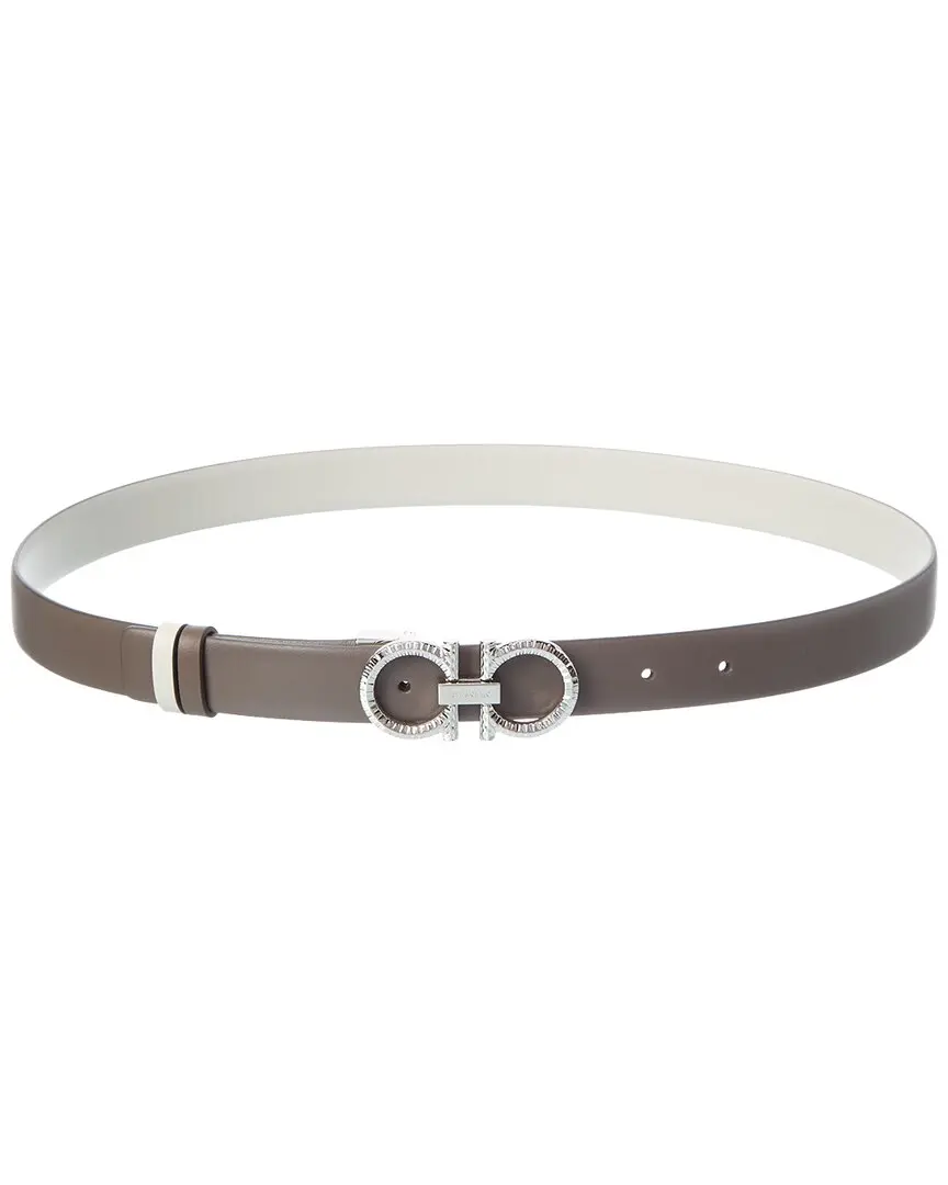 Ferragamo Gancini Reversible Leather Belt