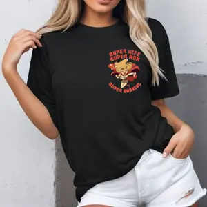 Super Woman Super Mom Super Mother's Day T-Shirt, Gift for Mother, Mother's Day T-Shirt, Mother Gift Tee, Sweet Gift for Woman