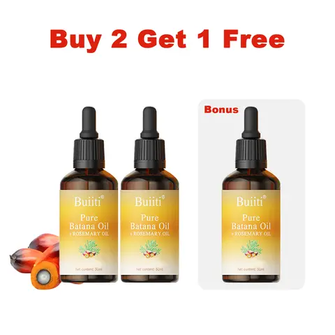 【Buy 2 get 1 free】Buiiti Batana & Rosemary Hair Growth Oil for Men & Women -  Improve scalp health&Promotes Healthy Hair Growth-NEW, Thick Hair, Haircare, Hair Growth Products, Hair Oiling Routine
