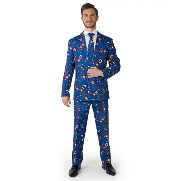 Suitmeister Gamer Navy Mens Suit