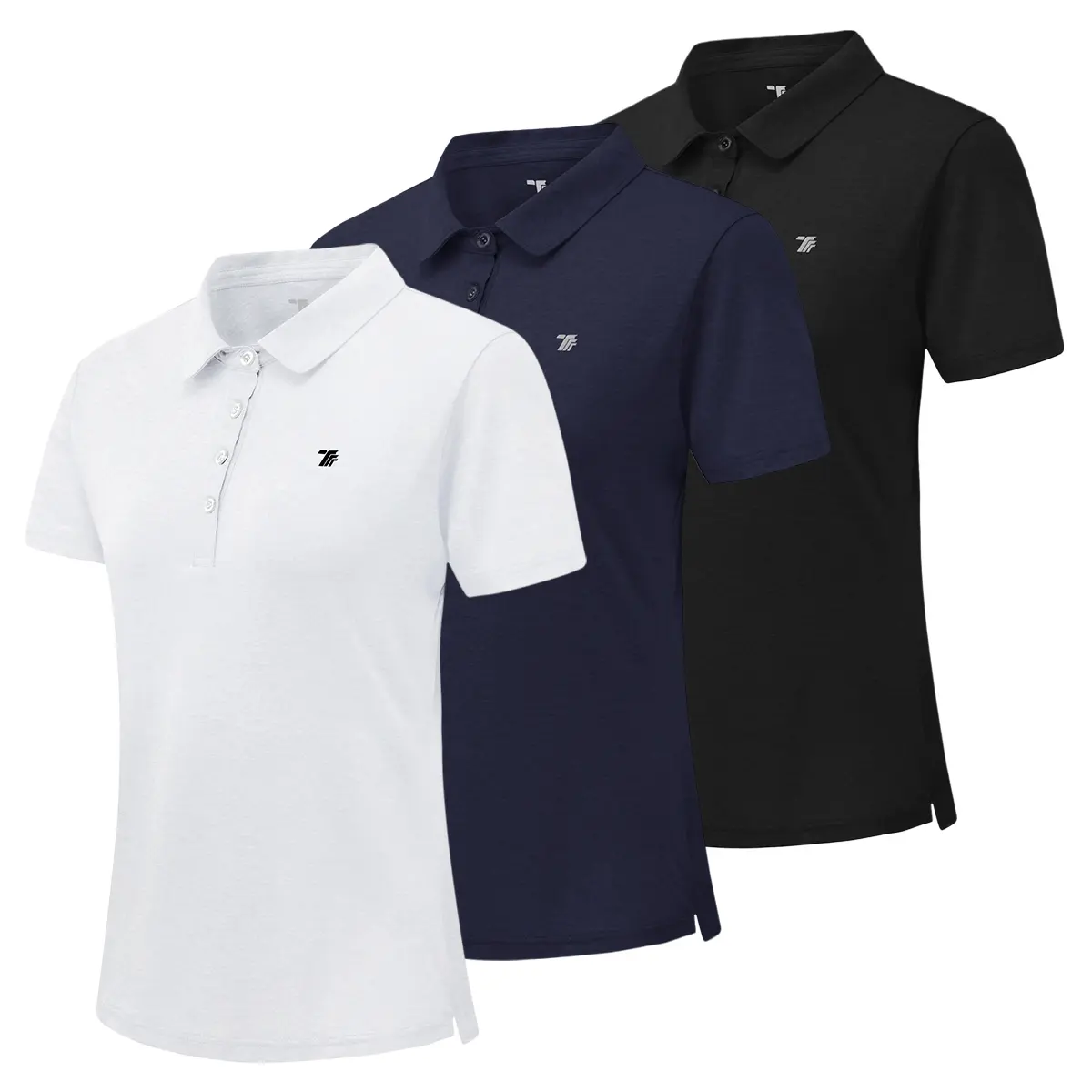 TBMPOY Women's Golf Polo Shirts 1 to 3 Pack Short Sleeve Collared Athletic Shirts Quick Dry Moisture Wicking UPF 50+ Lightweight Tennis Hiking Workout Tops #summervibes fathersdaygift