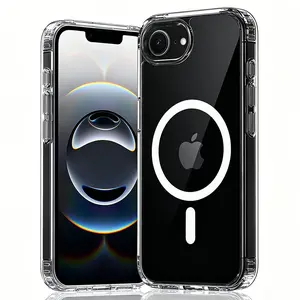 Magnetic Shockproof for iPhone 17E 16E Case [Compatible with MagSafe] Anti-Yellowing, Matte Protective Smartphone Case