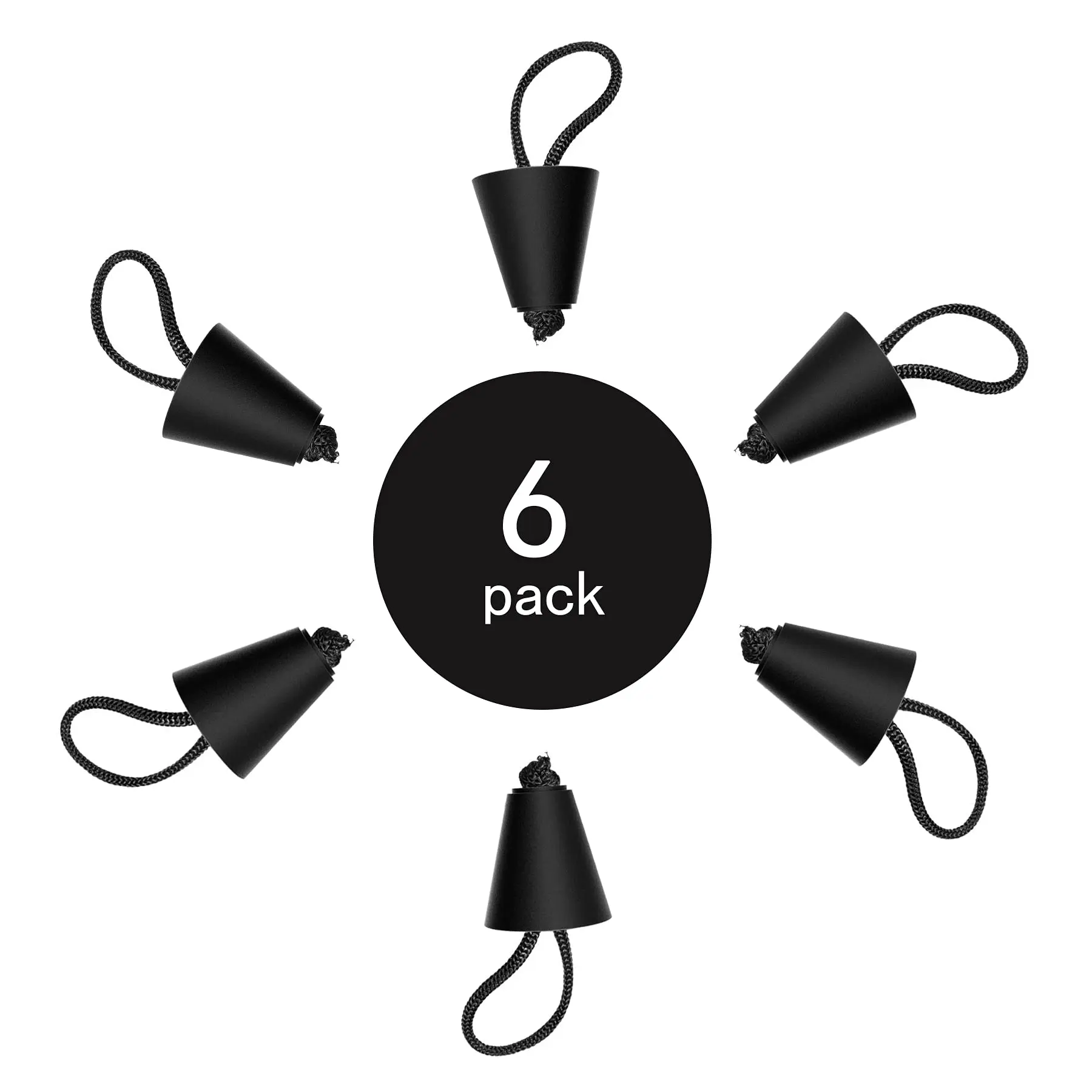 Hikeen Kayak Plugs Scupper Plugs Kayak Drain Plugs with Lanyard Kayak Plugs for Sit on Top