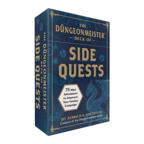 Simon & Schuster Dungeonmeister Mini Side Quests Card Set - 75 Mini Adventures, Boosts Tabletop RPG Roleplay & Storytelling for Game Masters