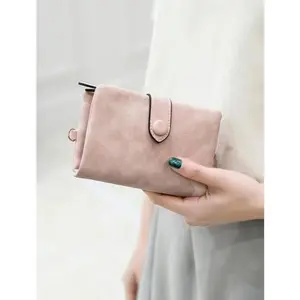 2026 Trendy Korean Slim Trifold Wallet for Women with RFID Protection Multi Slot Card & Coin Compartment Essential Accessory summerwins