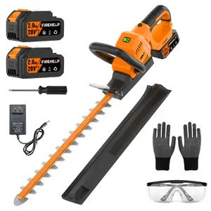 【FIREHELP】 Hedge Trimmer Cordless ， Electric Hedge Trimmer Cordless Grass Trimmer, Bush Trimmer Grass Shears Handheld for Yard, Garden, Lawn