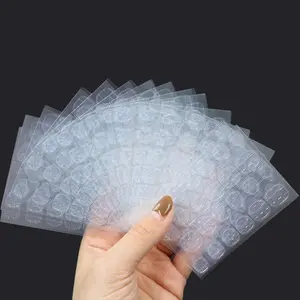 Transparent Double-Sided Self-Adhesive Nail Glue Sticker, 120/360/1200 stickers Jelly Nail Stickers for Fake Press On Nails DIY Nail Art, Gift, Nail Art Tool
