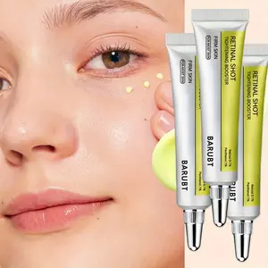 3pcs Retinol Eye Essence Cream, Containing Niacinamide, Retinol, Vitamin E, and Other Ingredients, Deeply Brightens and Moisturizes, Evens Light Beige, Improves Dull Complexion, (Pre-makeup Primer )and Leaves the Eye Area Looking Plump and