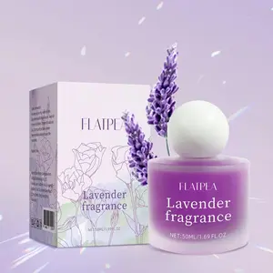 Women's Lavender Scented Perfume Spray 50ML, Alcohol-Free, Long-Lasting, Non-Irritating, Ideal for Daily Use, Dates, Birthday Gifts