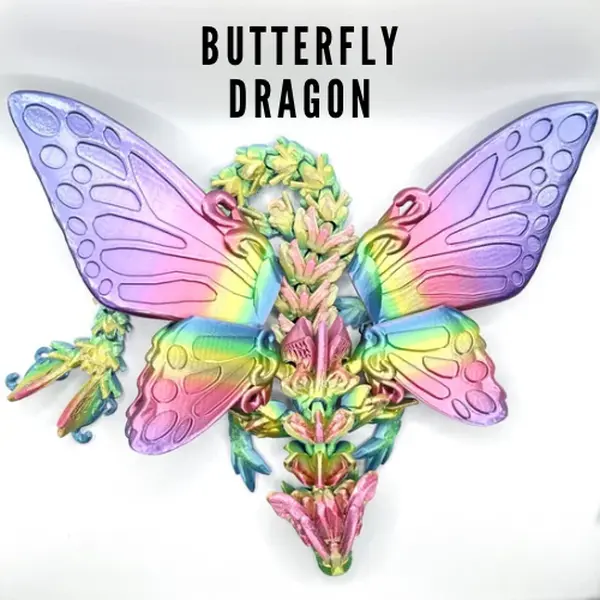 Dragons - Large Winged - Articulated PYE Games - Ombre Multicolored