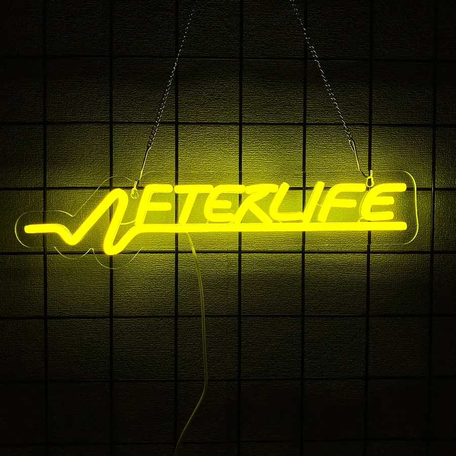 Cyberpunk Neon Game Wall Art Shooting Game Neon Decor Gaming Room Neon Decor Neon Sign for Teen Boy's Bedroom Neon Sign