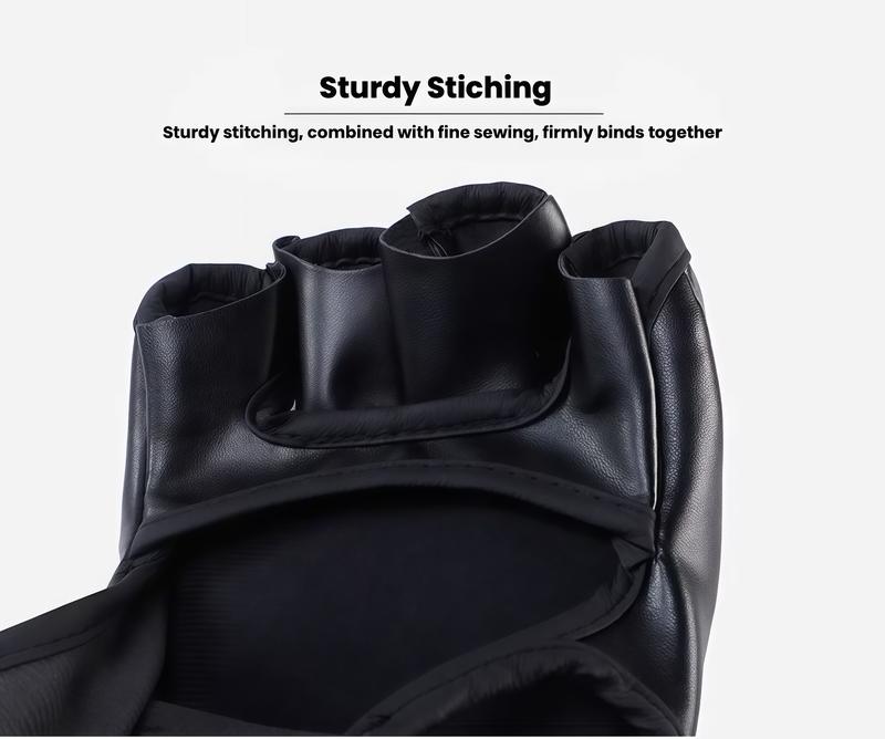 Breathable Boxing Gloves, 1 Pair MMA Muay Thai Kick Boxing Hand Wraps, Sanda Gloves, Professional Thicken Boxing Training Hand Wraps Gloves for Fighting Boxing Gloves Men Boxing Gloves Women, Boxing Equipment