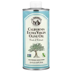 La Tourangelle California Extra Virgin Olive Oil, Rich & Robust, 25.4 fl oz (750 ml)