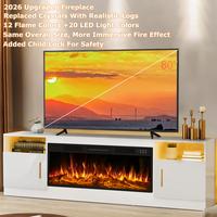 Upgraded – Realistic Logs 70in-White