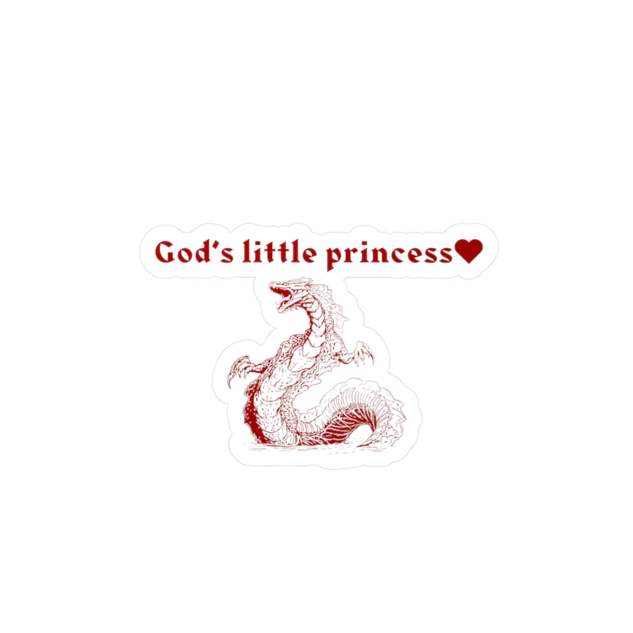 GOD'S LITTLE PRINCESS Sticker