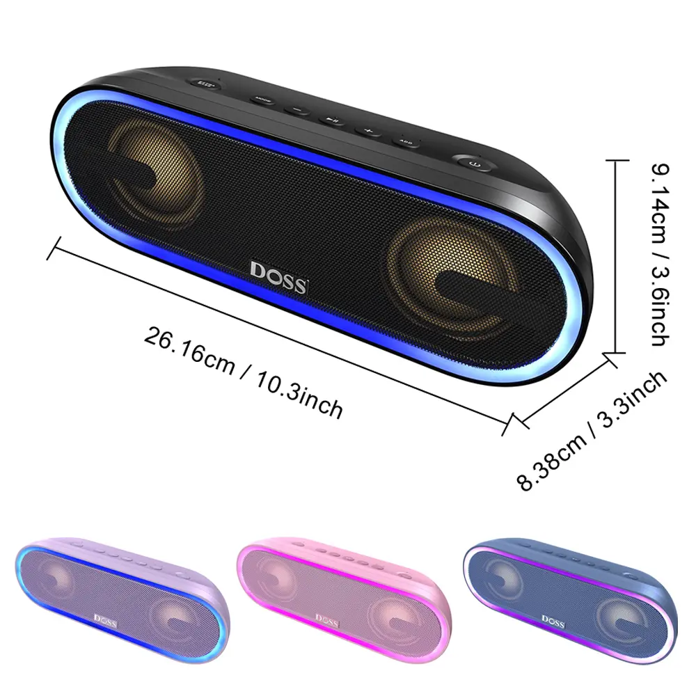 DOSS SoundBox Pro+ P300 Portable Wireless Bluetooth Stereo Speaker
