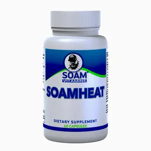 Soamheat for Men x 60 Capsules - Supplement Dietary Vitamin B6, Boron Citrate, Zinc, Vitamin B12 - SOAM VITAMINS