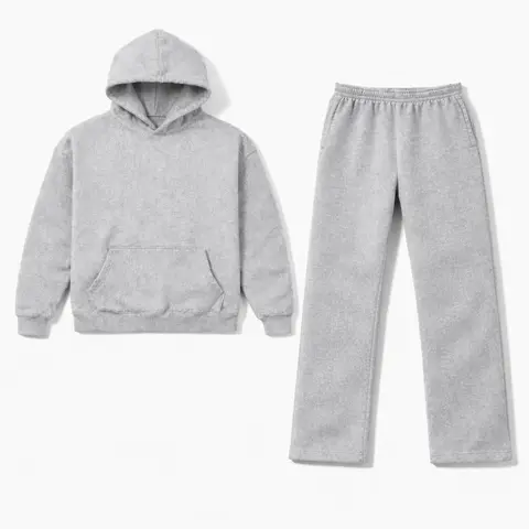 S&W Premium Heavyweight Hoodie & Open-Hem Sweatpant Set - 320 GSM