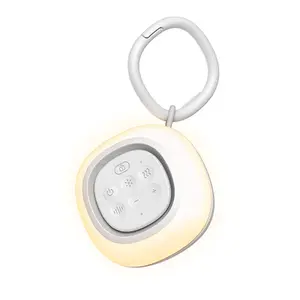 Canopy Nursery Sound Machine + Aroma | Portable 3-in-1 With White Noise | Lullabies, Heartbeat, Night Light | Aroma Diffuser For Sleep, Naps, Bedtime | Clip-On For Crib, Stroller, Diaper Bag, Travel | 15 Sounds | 15 Hours Cordless | No App Or Subscription