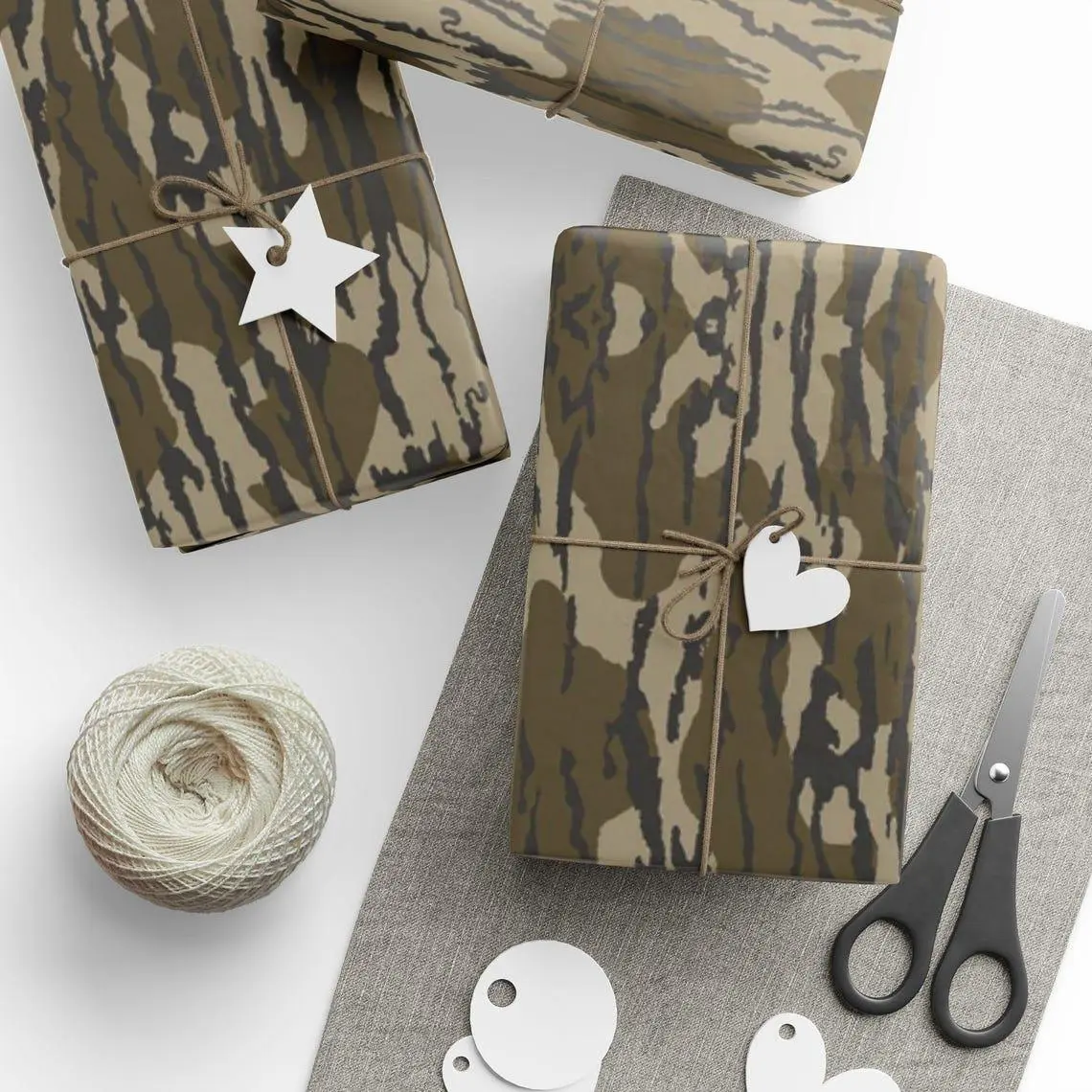 Bottomland Camo Wrapping Paper, Hunting Birthday Gift, Bottomland Camo, Camo Wrapping Paper, Hunting Wrapping Paper, Men Wrapping Paper